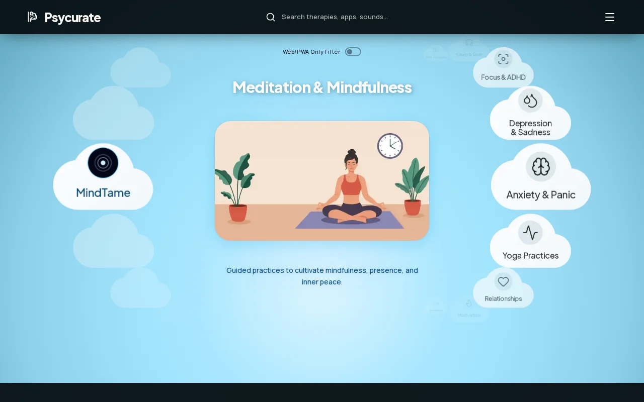 Psycurate – Curated place for privacy-first, free psychological tools
