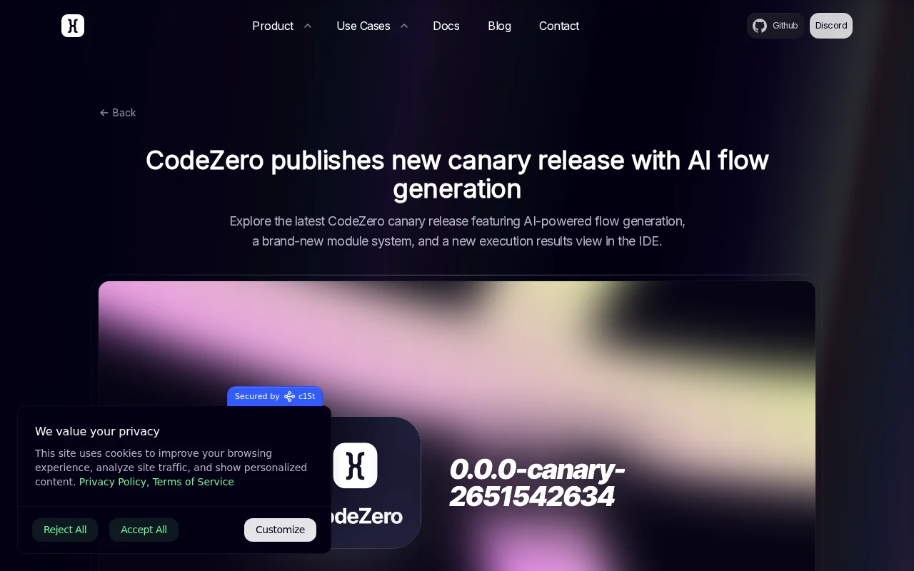 Open-source no-code back end platform, now with AI flow generation