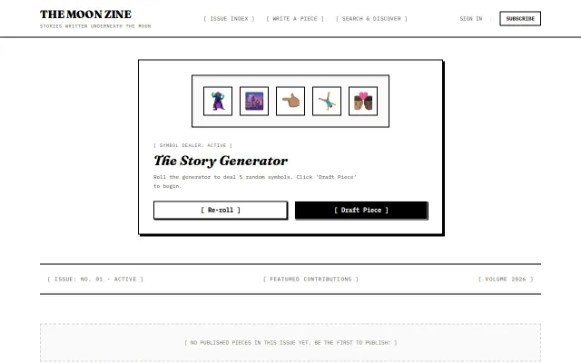 A home for short stories generated from 5 random emojis