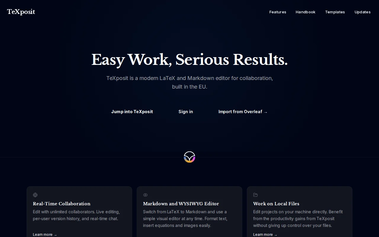 TeXposit – LaTeX and Markdown Editor