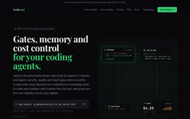 Self-healing review gate and knowledge base for Claude Code (Beta)