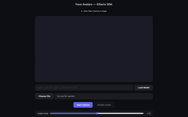 Video Effects SDK – Face Avatars