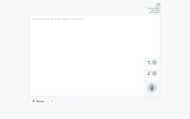 list55: PWA to transcribe into a plain text list