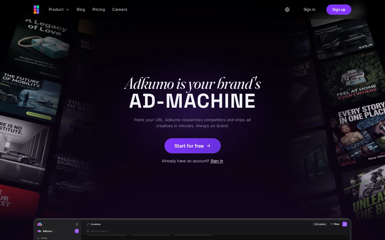 Adkumo – Marketing Agent for SaaS