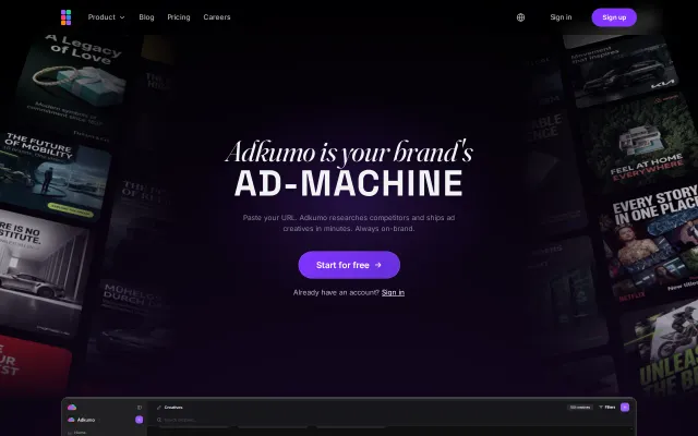 Adkumo – Marketing Agent for SaaS