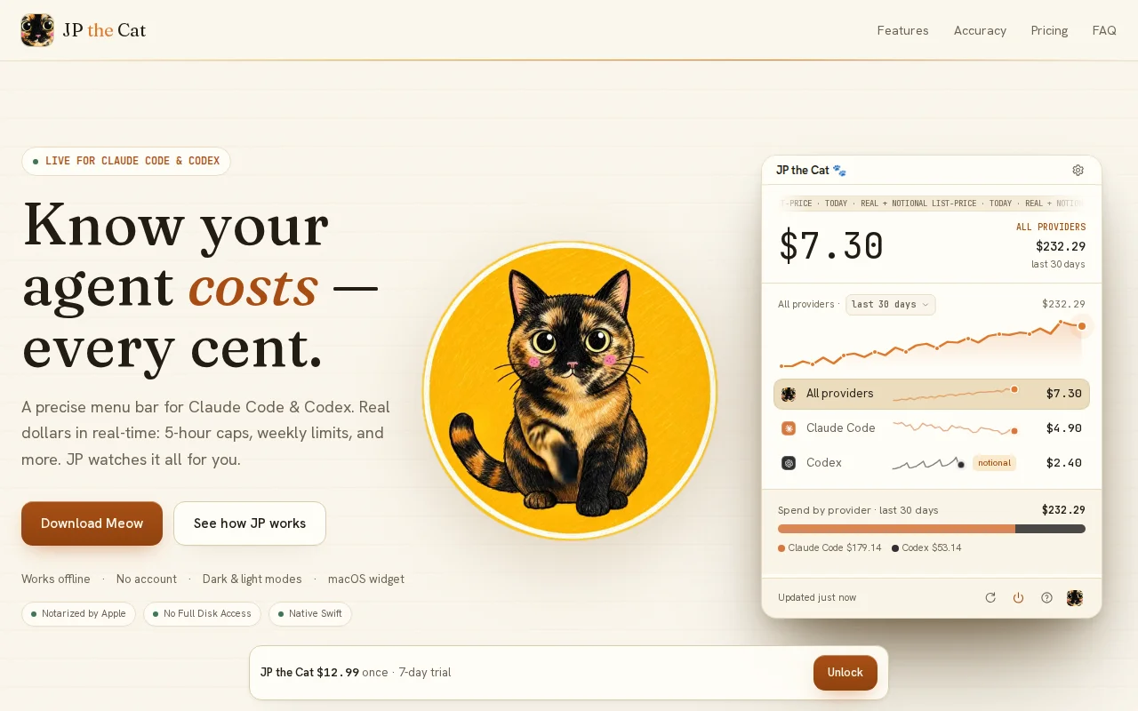 A little cat that counts your tokens (Claude and codex)