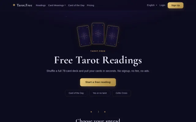 Tarot.free – Free Tarot Readings
