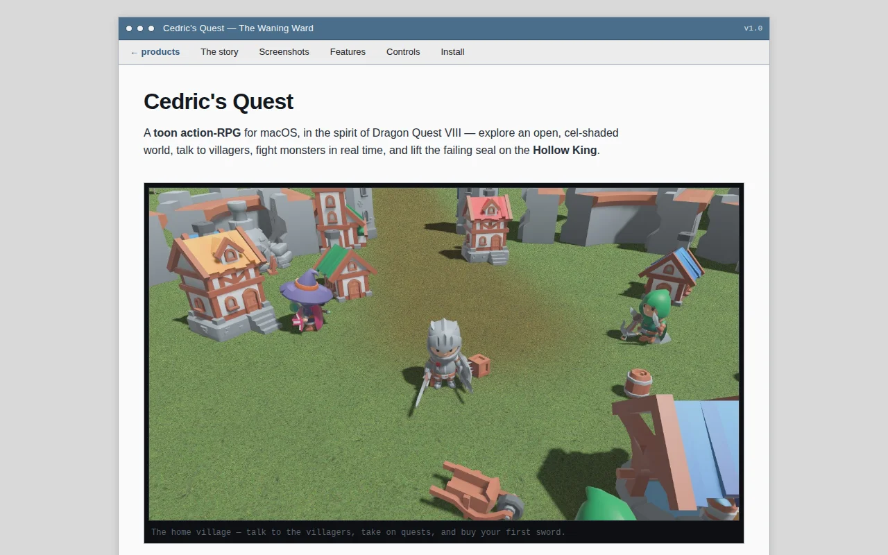 My 11 year old daughter and I build this DQ8 style game on macOS