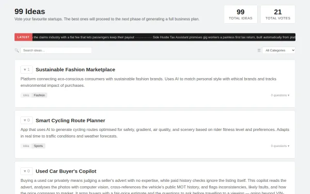 99 Business Ideas