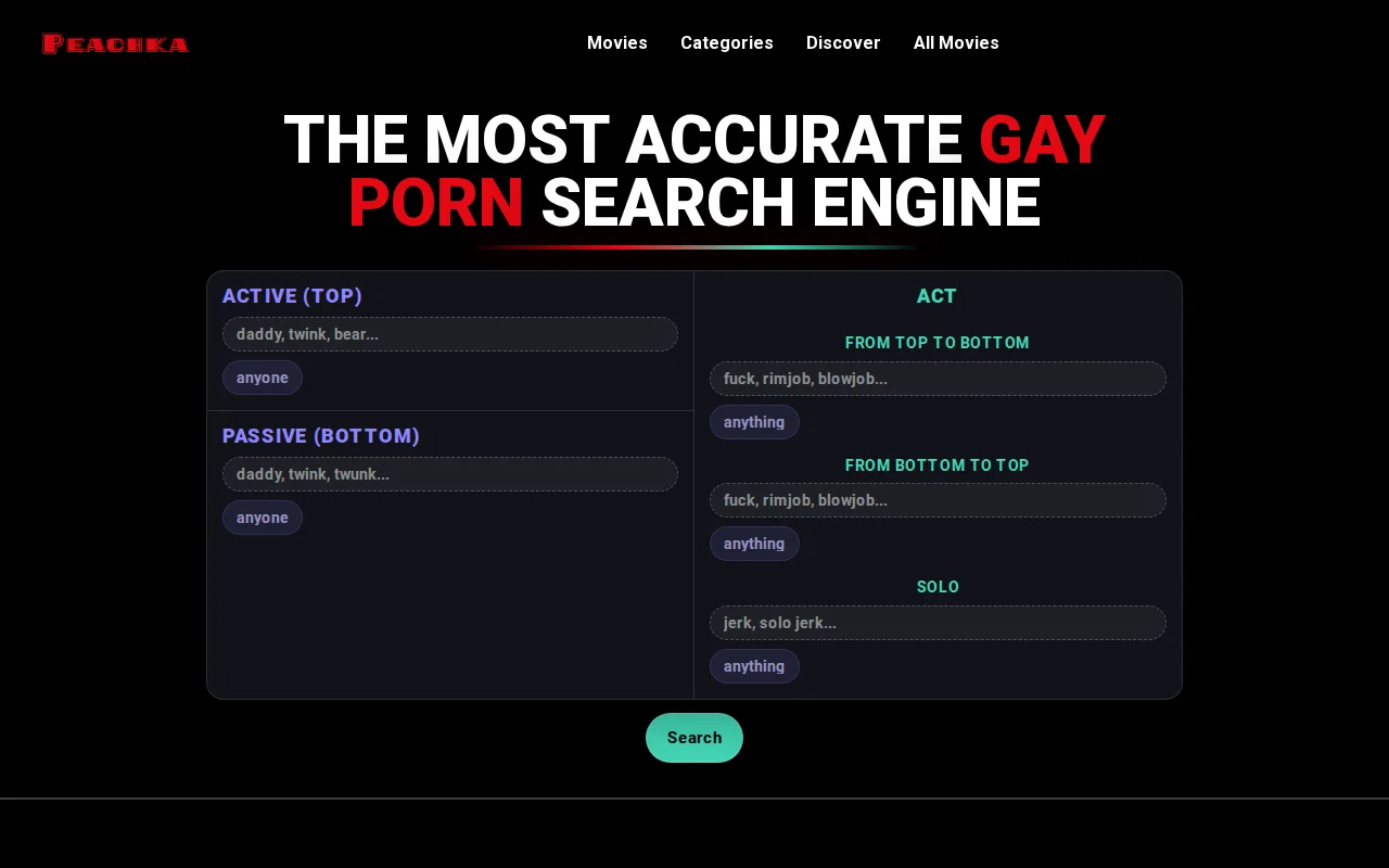 I made the most accurate gay porn search engine