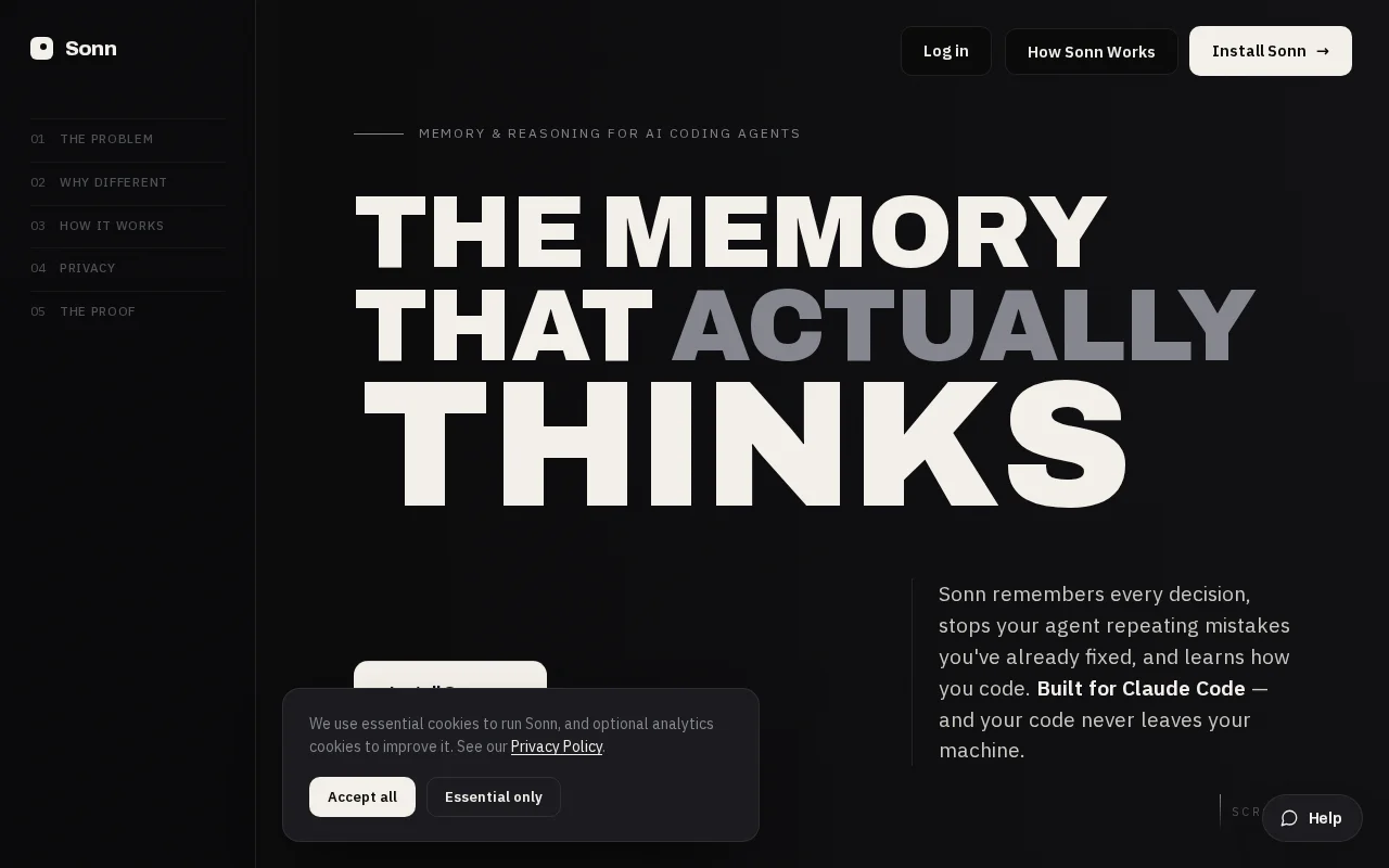Sonn a reasoning layer that nudges coding agent before it makes mistake