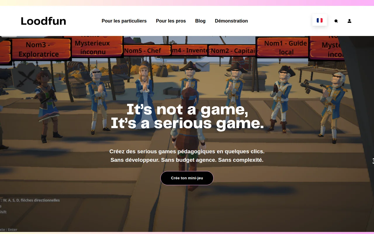 Loodfun: drop any pdf or url, and play it in a 3D world