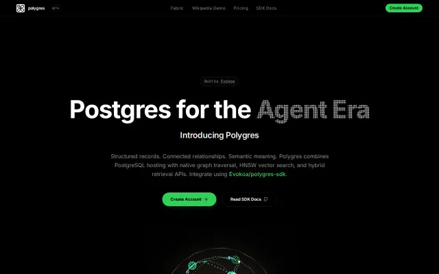 Instant GraphRAG over any Postgres database