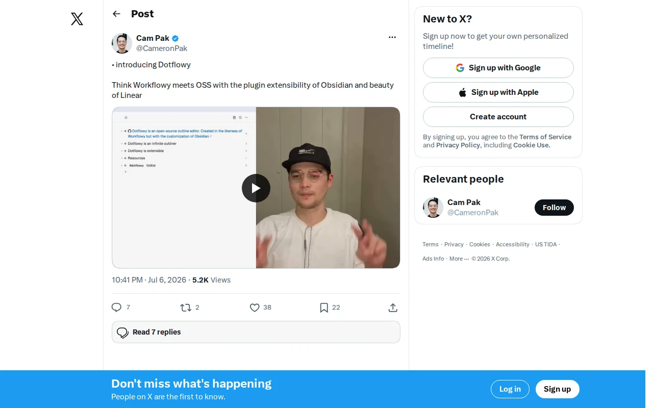 Workflowy but Open Source