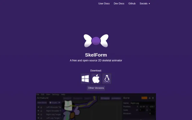 SkelForm – 2D skeletal animator for games
