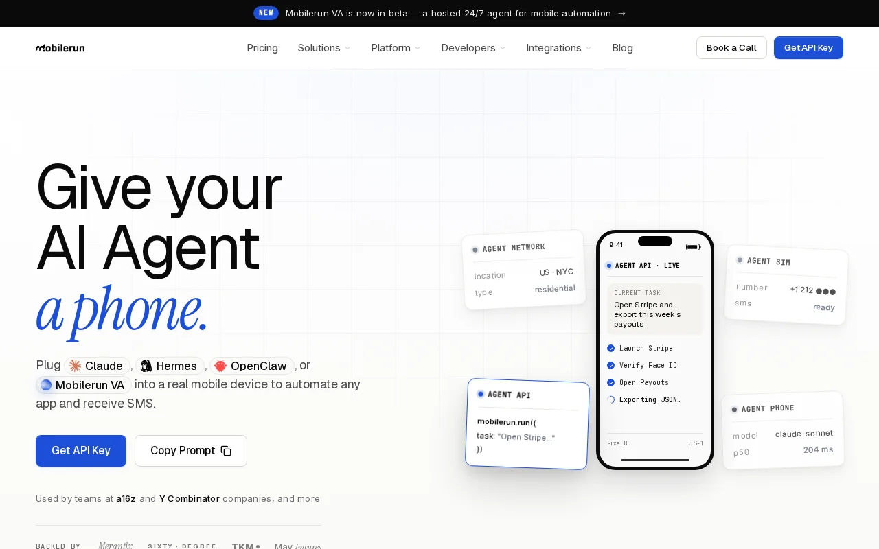 An AI Agent that automates workflows on your Mobile