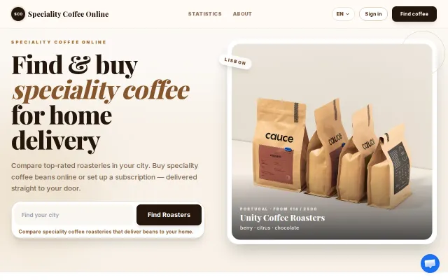 Built the Amazon for Speciality Coffee