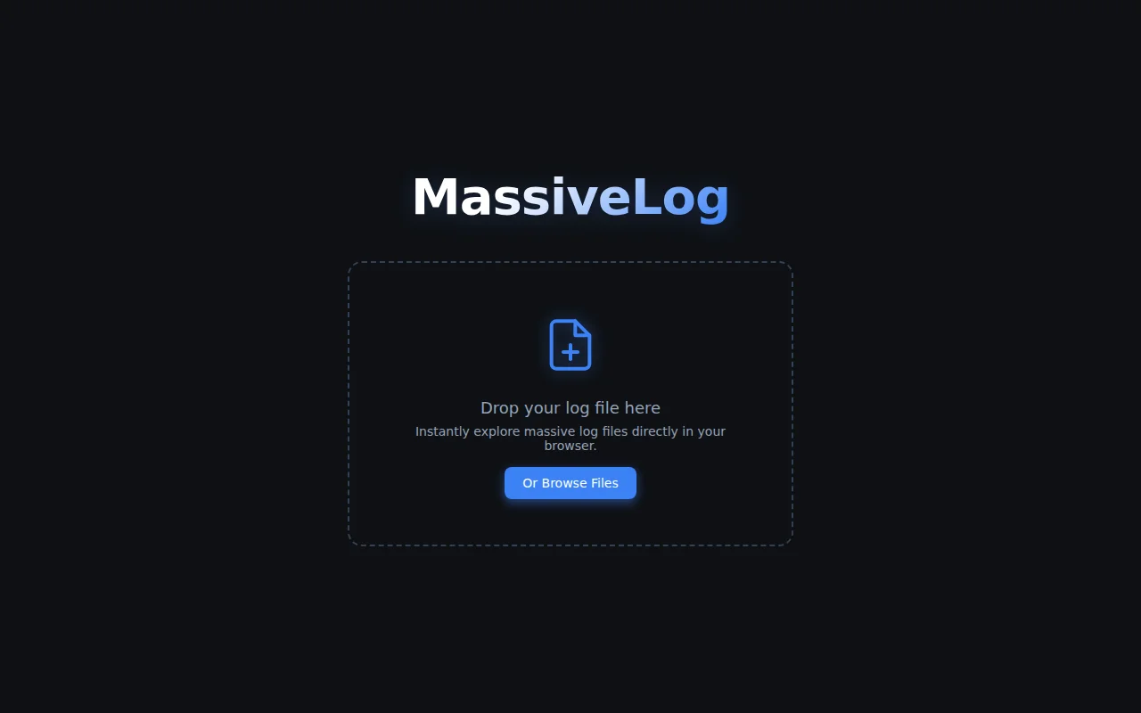 Massive Log File Online Viewer