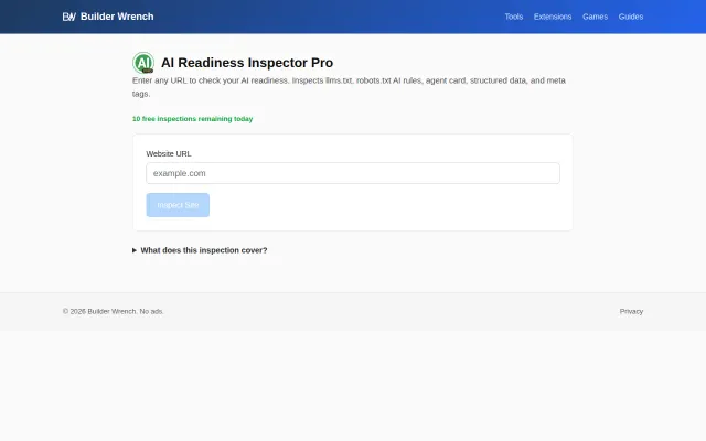 Free tool that shows what AI assistants see when they crawl your site