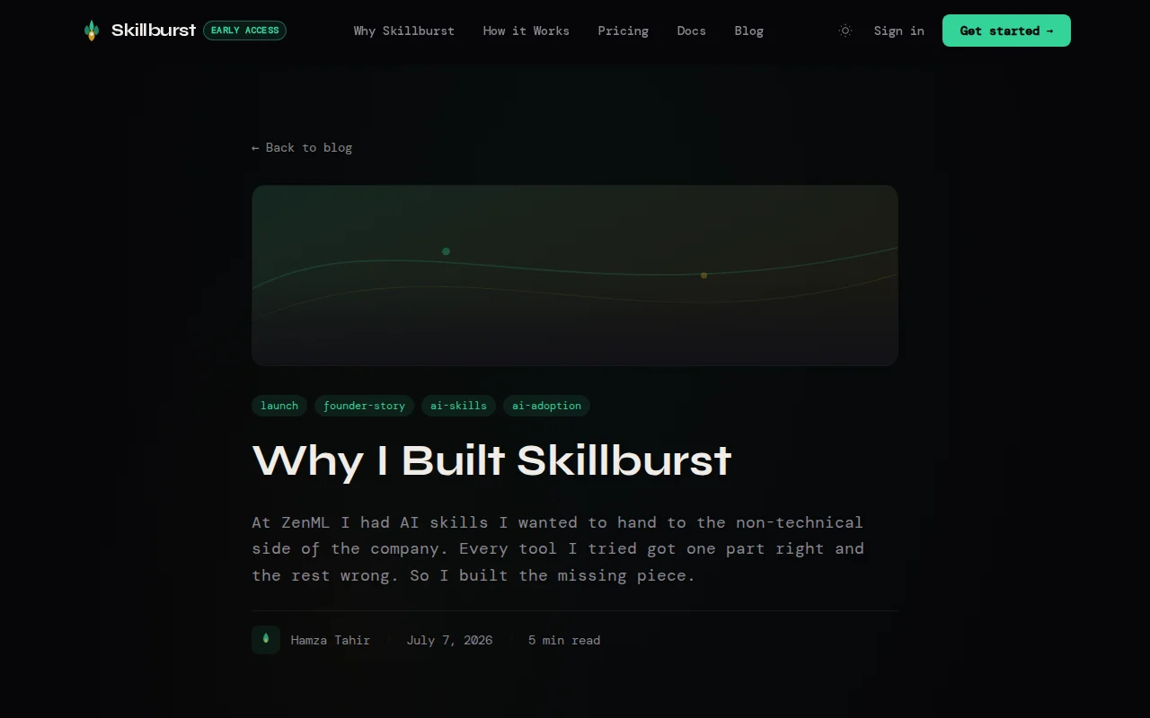 Git-Backed Skill Sharing for Non Techies