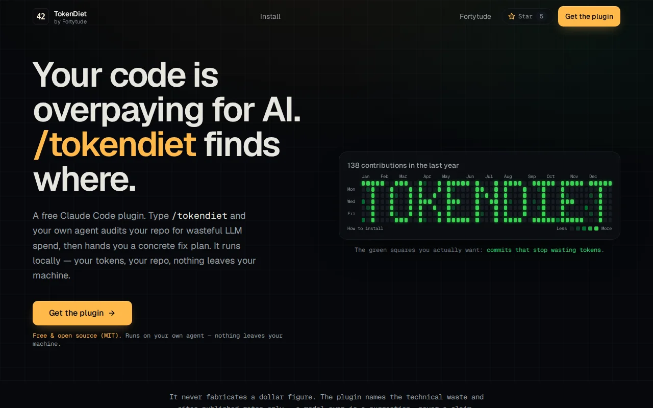 Free plugin that finds where your code overpays for LLM APIs