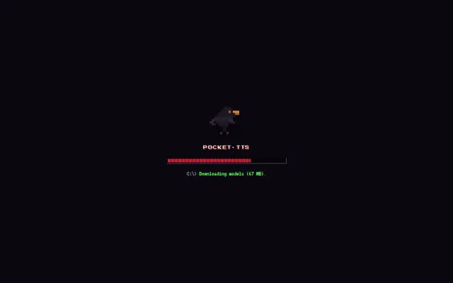 PocketTTS-raven – fast local in-browser TTS with voice cloning