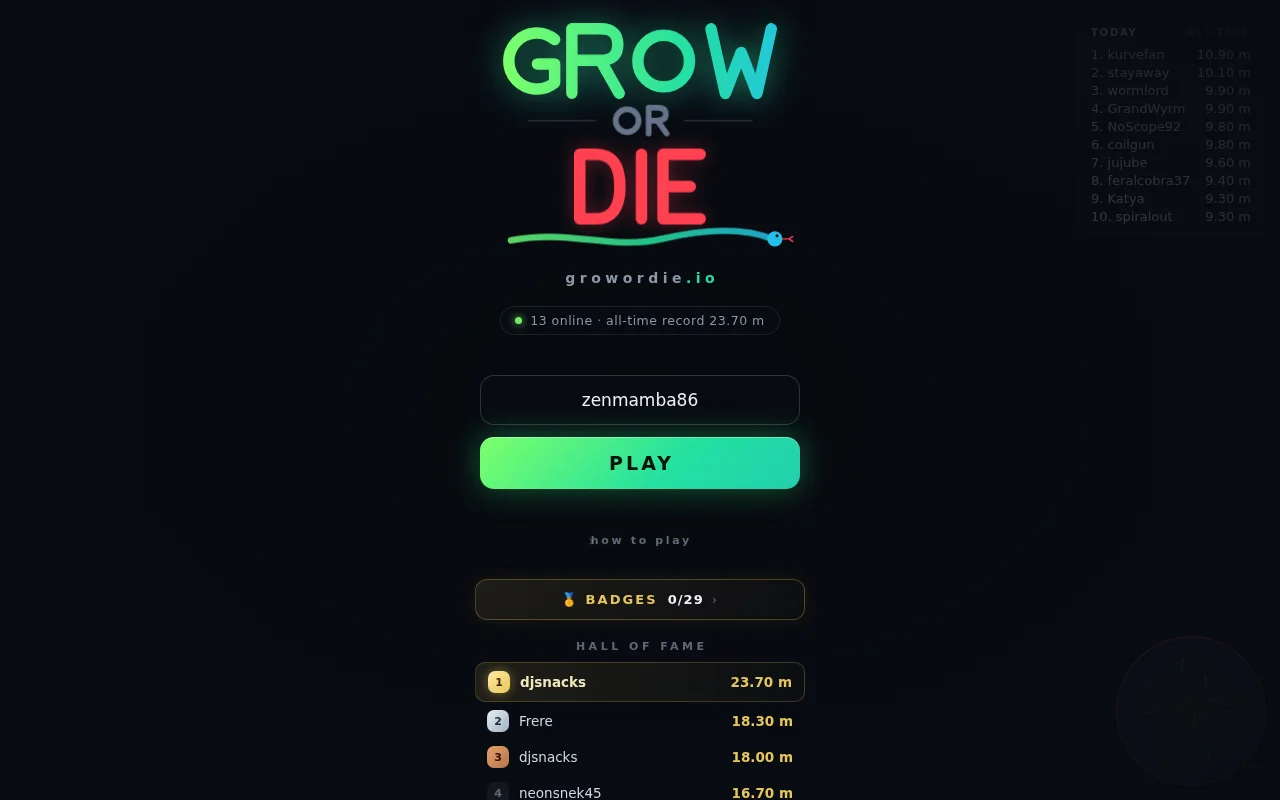 A browser MMO snake where ~1000 players share one CPU core