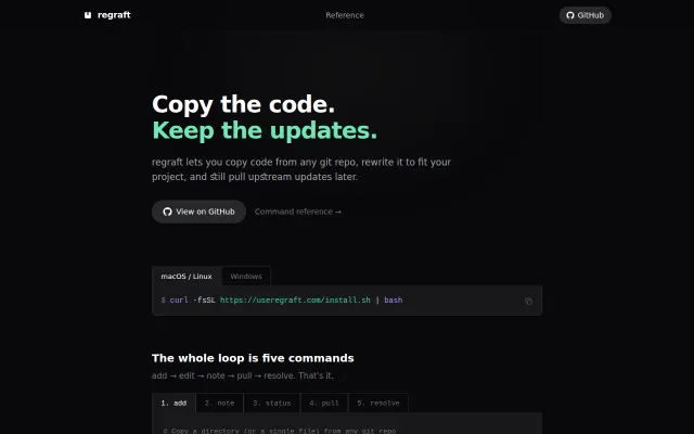 Copy the Code. Keep the Updates