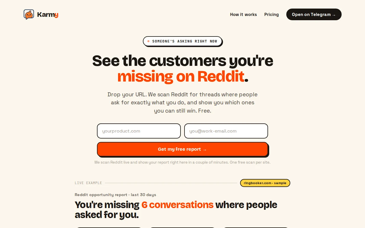 Reddit-opportunities – See who is asking for you in Reddit