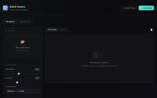 I Built a Player to Turn Any Video into Real-Time ASCII Art
