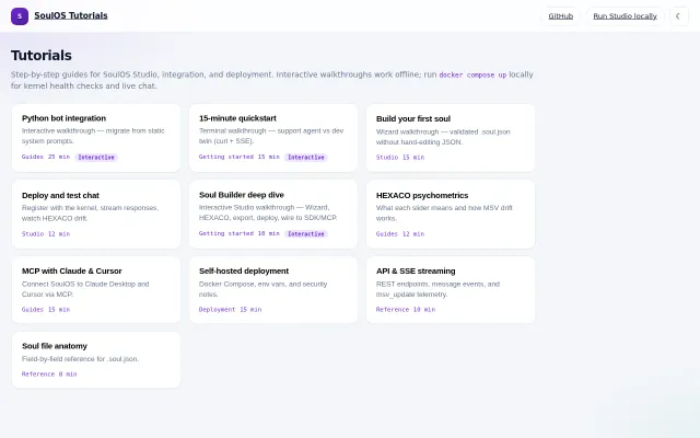 SoulOS–State&persona management for agents without giving up your LLM