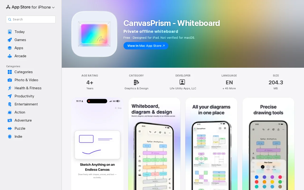 Present and Build Whiteboards, Flowcharts and Diagrams on iPhone