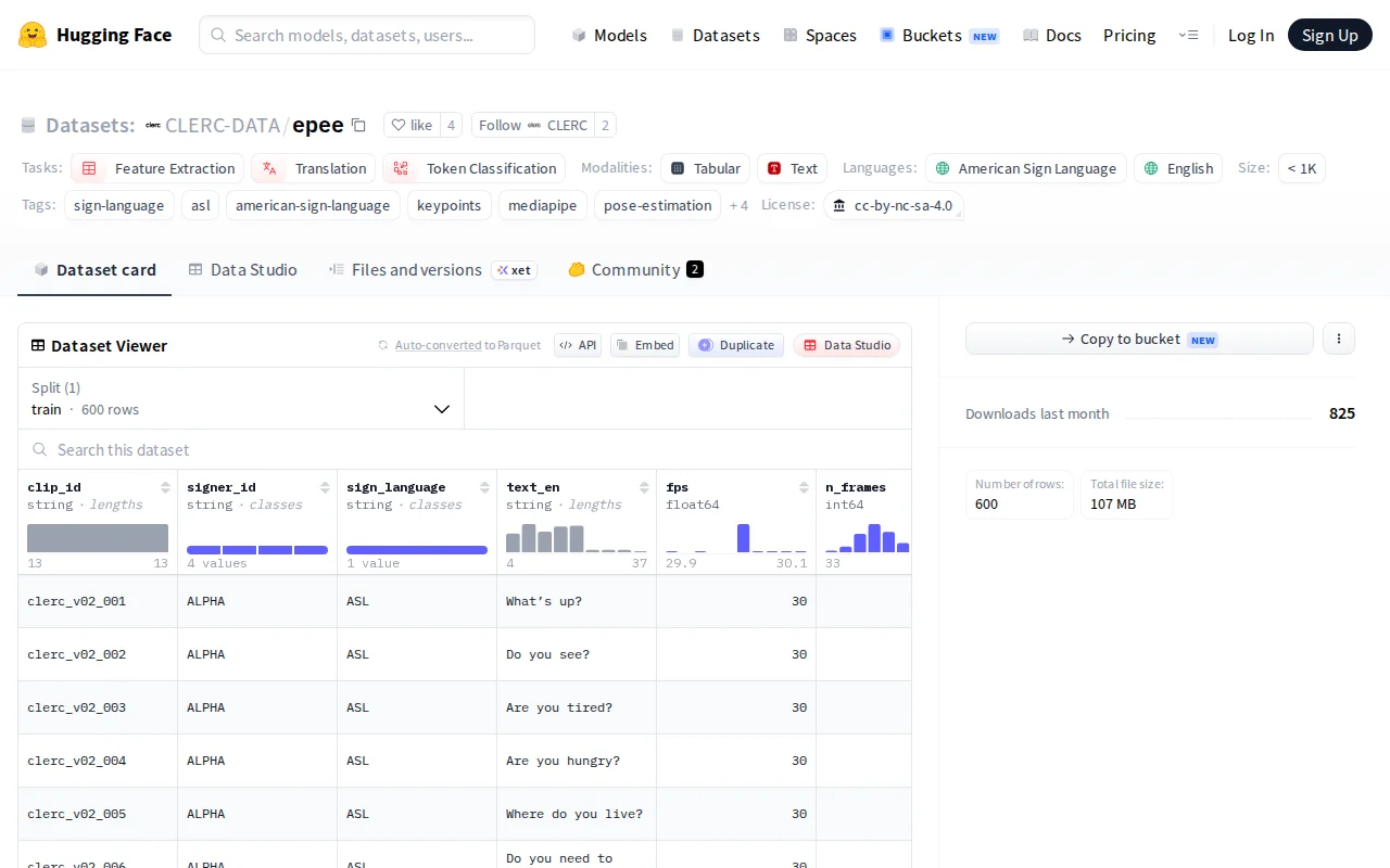EPEE, an expert-annotated ASL dataset from native Deaf signers