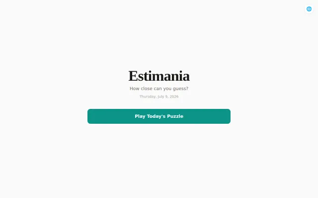 Estimania – Estimation Game