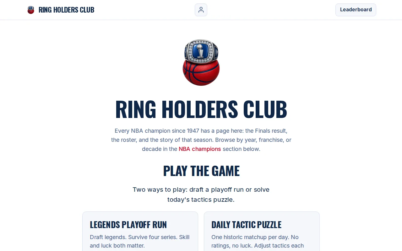 Ring Holders Club