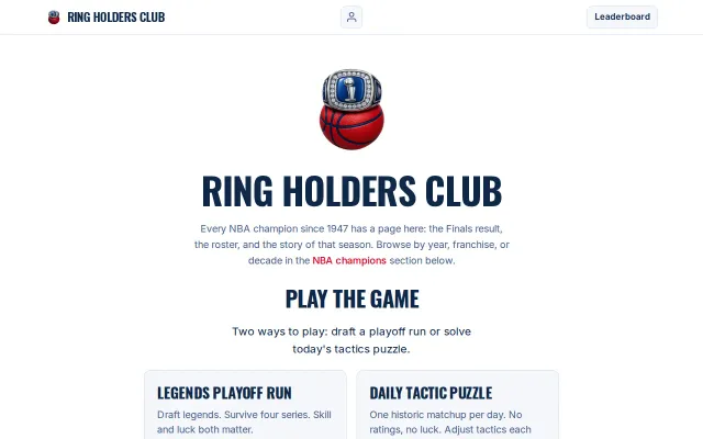 Ring Holders Club