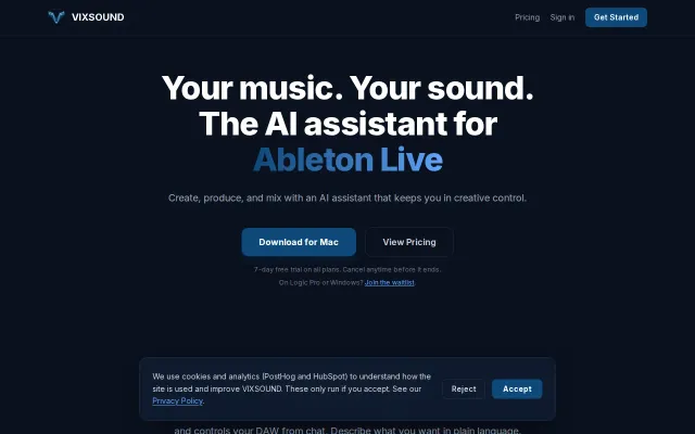 The AI assistant for Ableton Live – Create, produce, and mix
