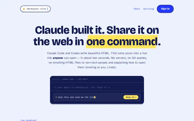 Heresyour.site