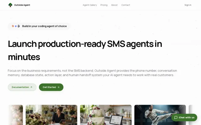 Outside Agent – Build SMS Agents from Claude Code