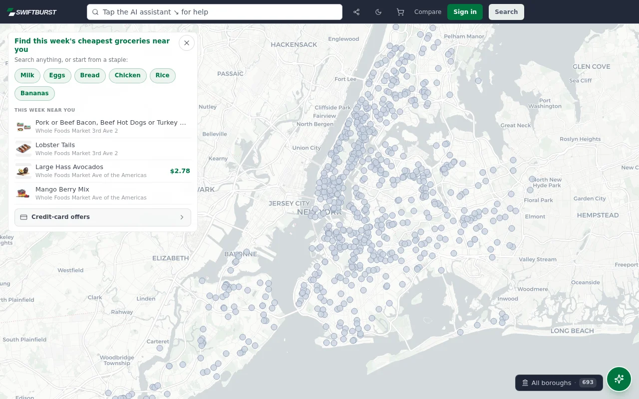 I built a free app for New Yorkers to save money on groceries