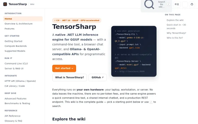 TensorSharp: Open-Source Local LLM Inference Engine