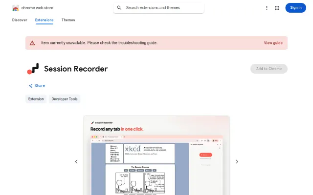 A free and open source session recording Chrome extension