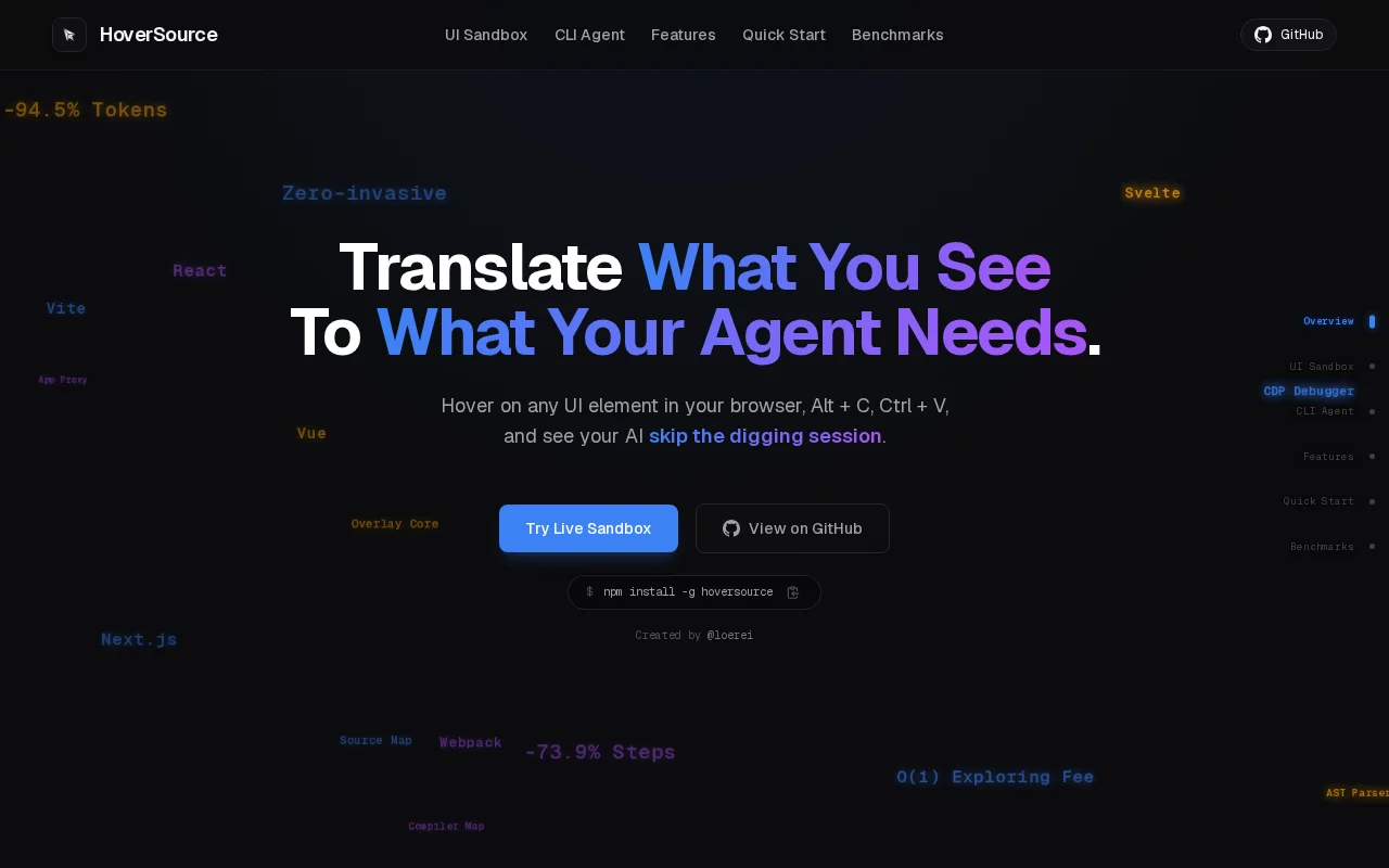 HoverSource – From pixel to source file in one keystroke