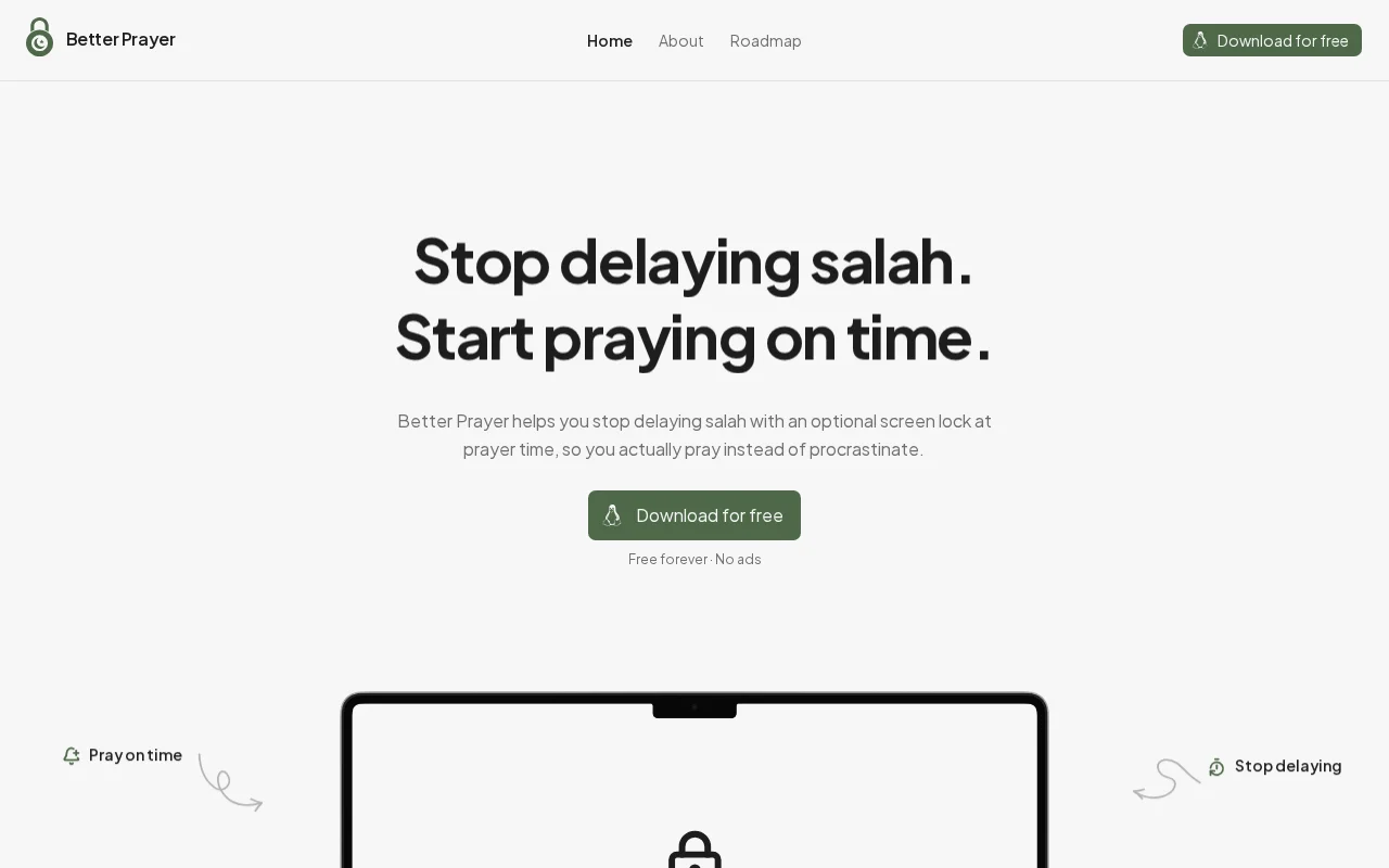 I made a free Islamic prayer app to stop saying "Ill pray in 5 minutes"