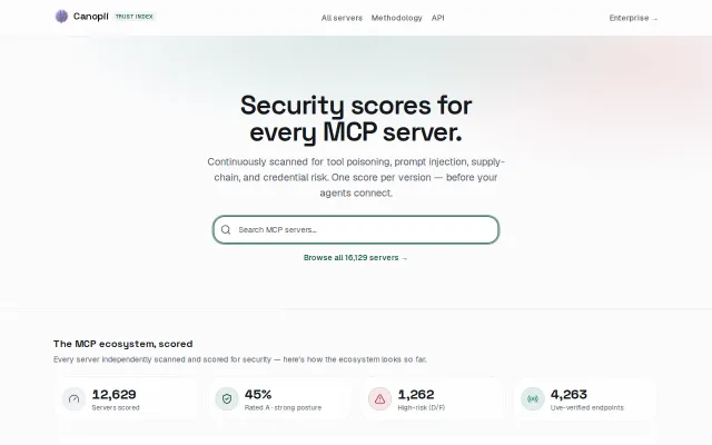 A Trust Index for MCP Servers