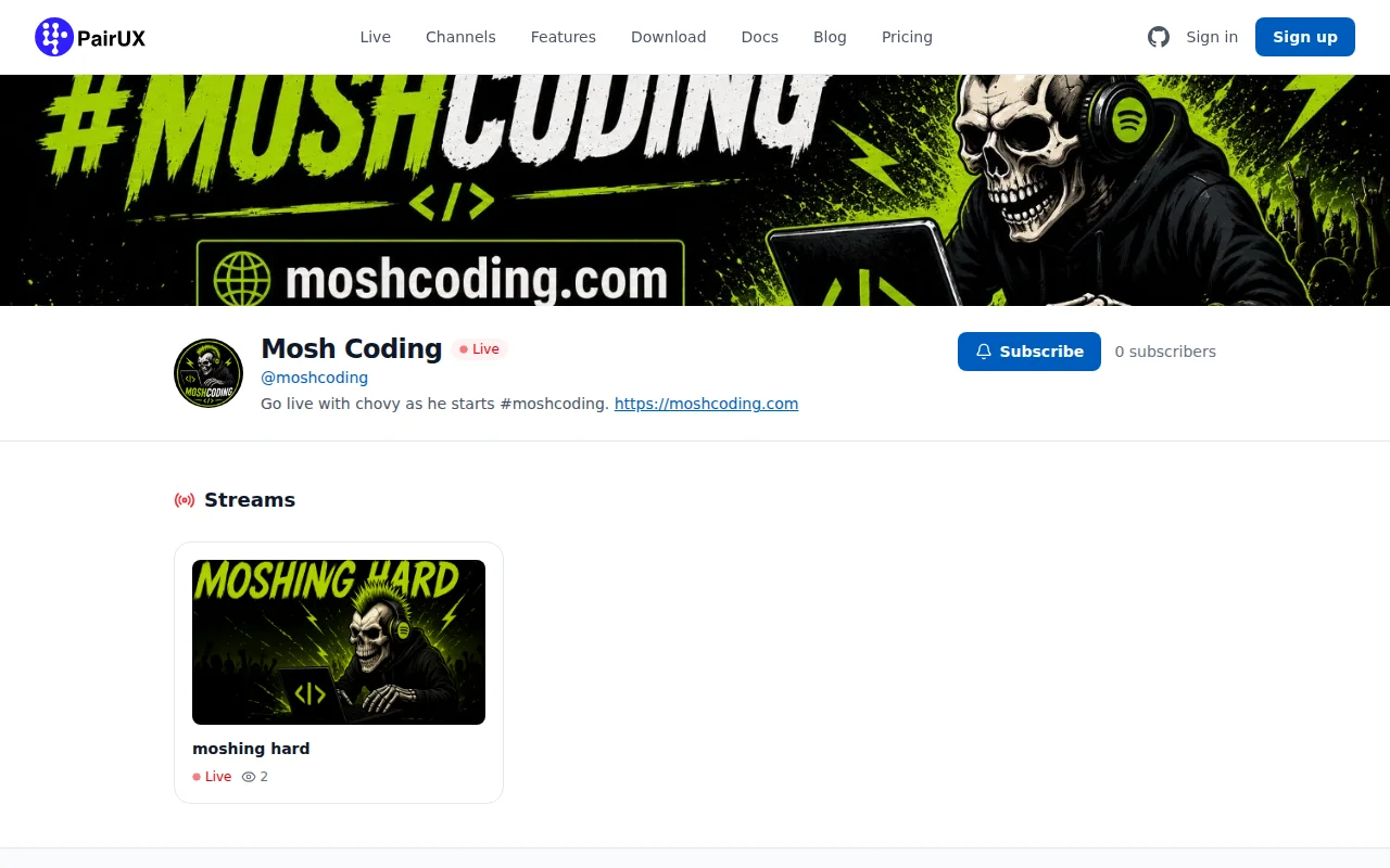 I built a live streaming platform