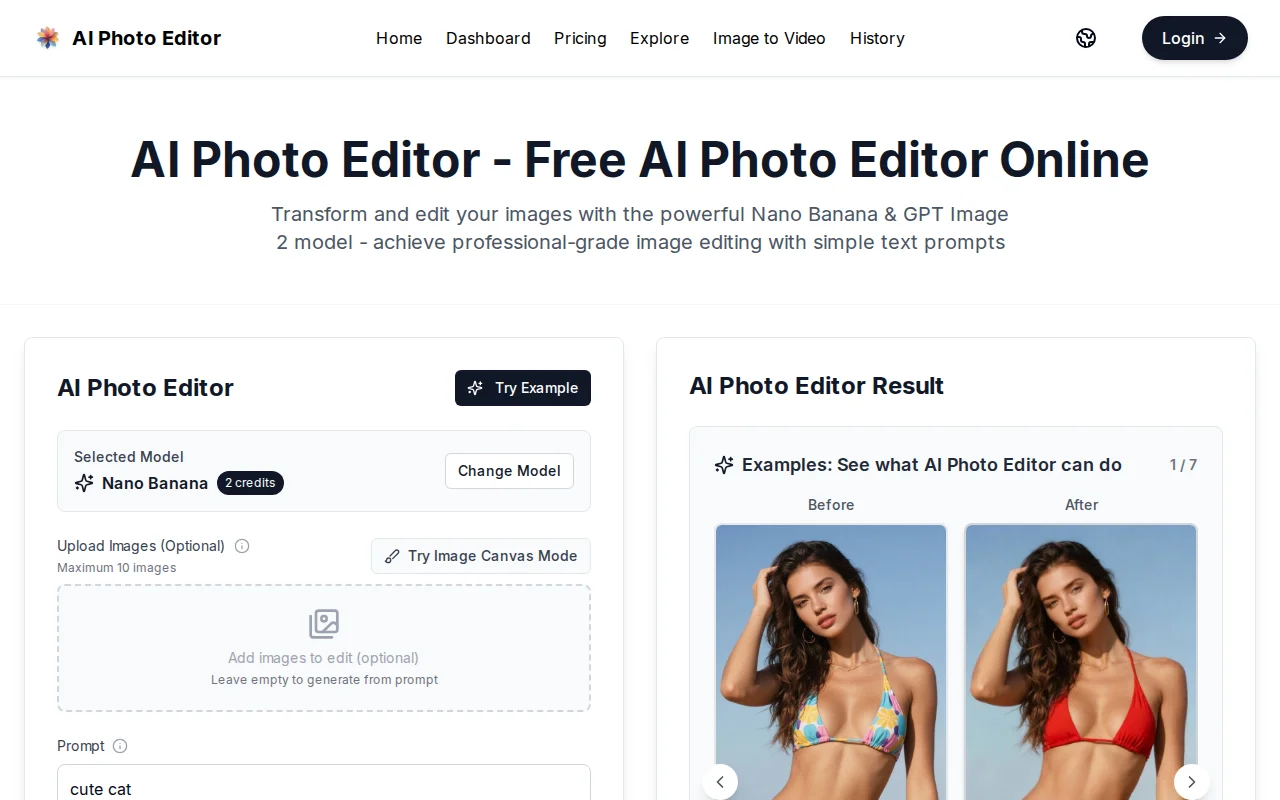 AI Photo Editor – Professional-Grade Image Editing with Text Prompts