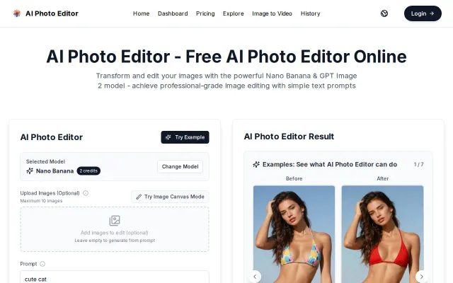 AI Photo Editor – Professional-Grade Image Editing with Text Prompts