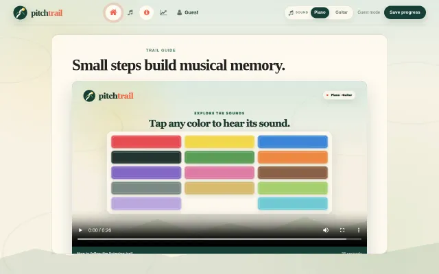 PitchTrail – Perfect Pitch for Kids