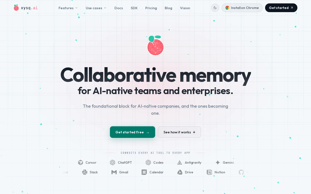Collaborative context-sharing memory platform for agents and teams